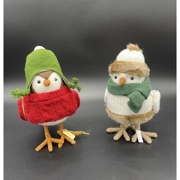 Target Spritz 2017 Christmas Featherly Friends Felt Birds Figurine Digby Tahoe - Picture 2 of 12